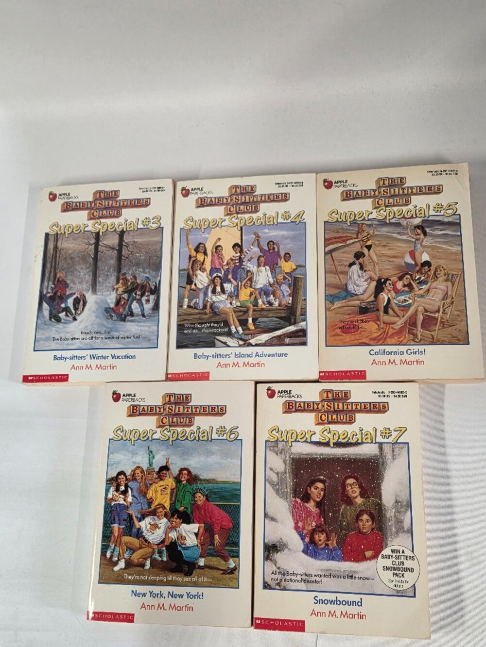 The Baby Sitters Club Super Specials Books Lot of 5 Ann M Martin